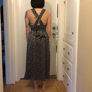 Urban Outfitters Polka Dot Midi Dress